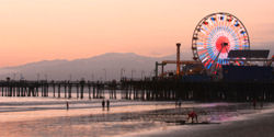 Take a lovely stroll along Santa Monica pier